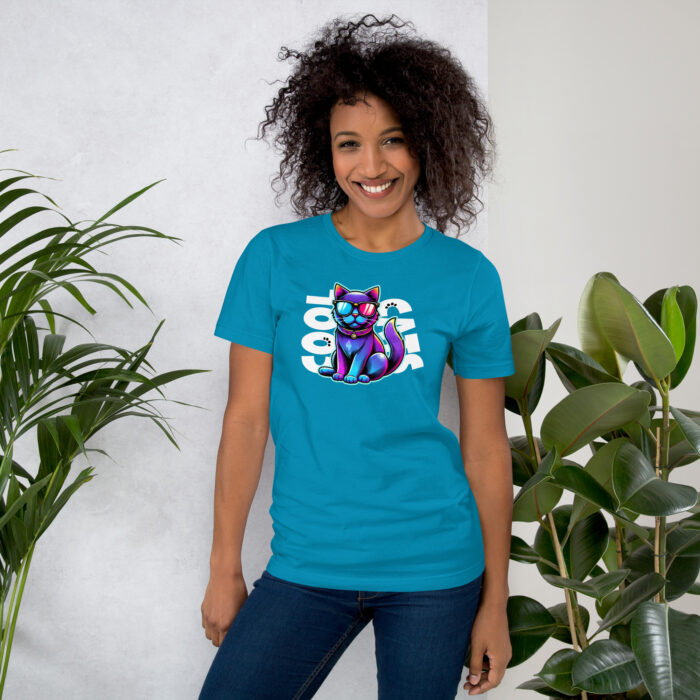 Cool 4 Cats Unisex T-Shirt - Image 9