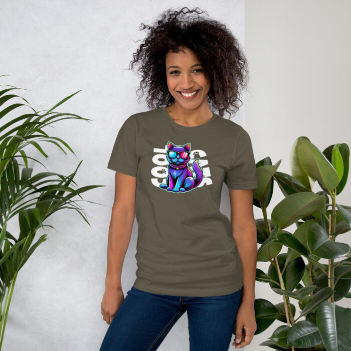 Cool 4 Cats Unisex T-Shirt - Image 3