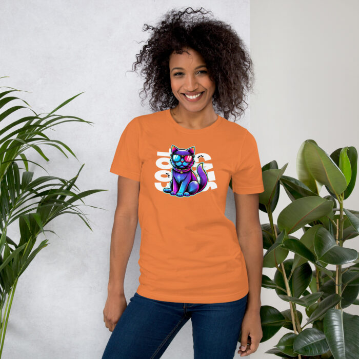 Cool 4 Cats Unisex T-Shirt - Image 13