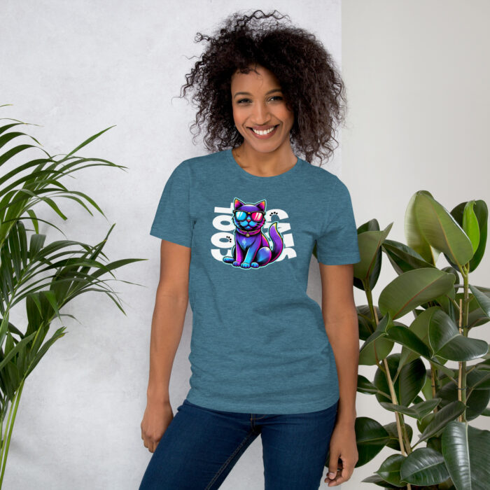 Cool 4 Cats Unisex T-Shirt - Image 7