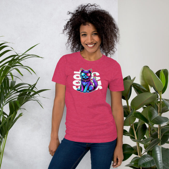 Cool 4 Cats Unisex T-Shirt - Image 5