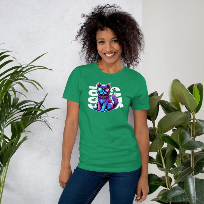 Cool 4 Cats Unisex T-Shirt - Image 10