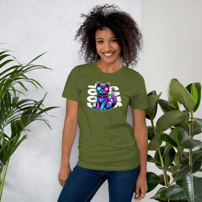 Cool 4 Cats Unisex T-Shirt - Image 4