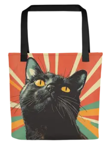 Black Cat Vibes Tote