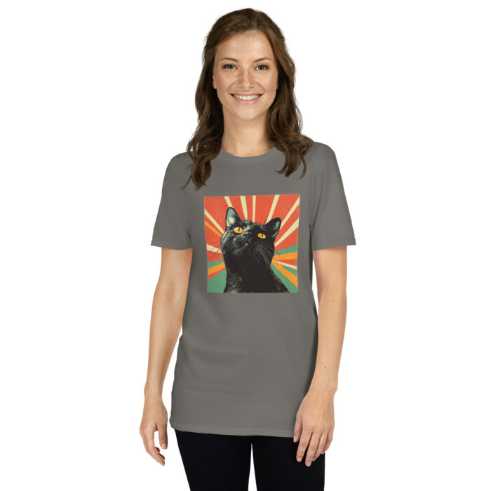 Black Cat Vibes - Short-Sleeve Unisex T-Shirt - Image 6