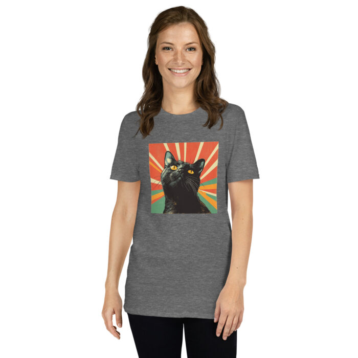 Black Cat Vibes - Short-Sleeve Unisex T-Shirt - Image 4