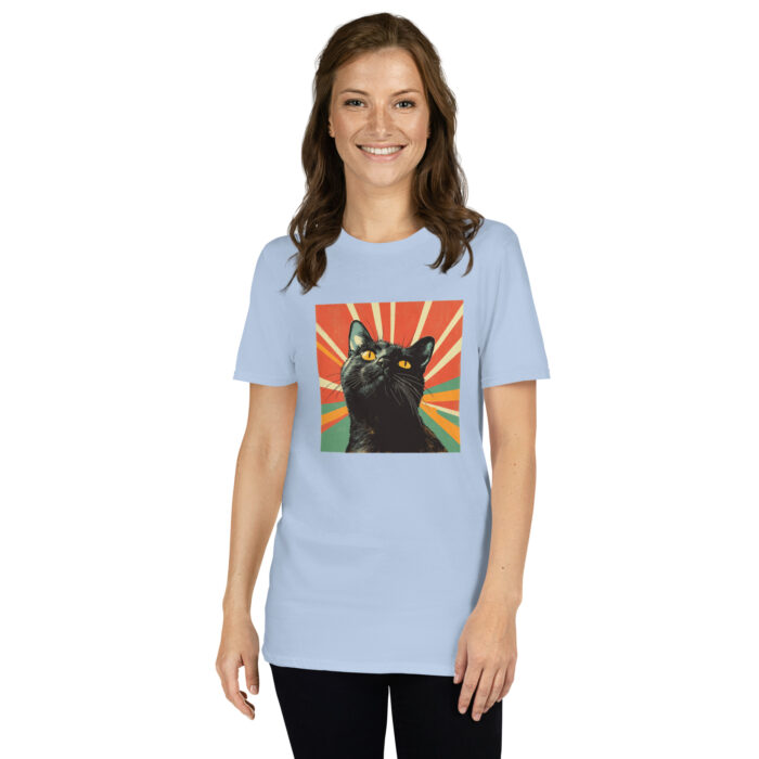 Black Cat Vibes - Short-Sleeve Unisex T-Shirt - Image 8