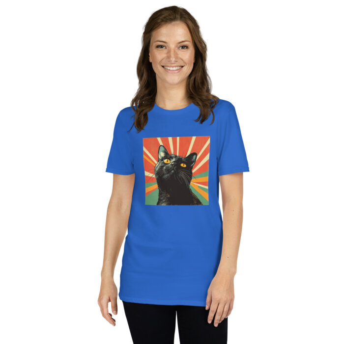 Black Cat Vibes - Short-Sleeve Unisex T-Shirt - Image 3