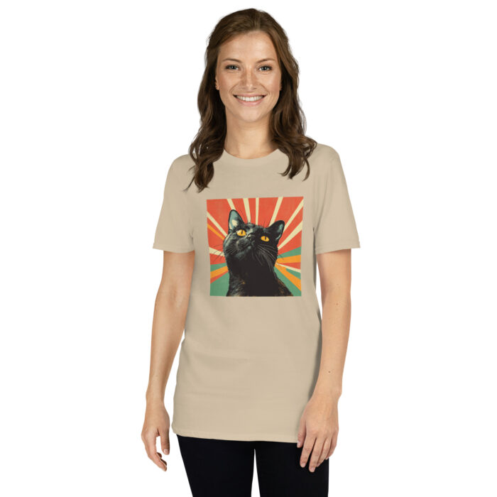 Black Cat Vibes - Short-Sleeve Unisex T-Shirt - Image 7