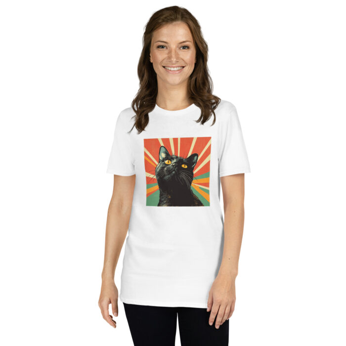 Black Cat Vibes - Short-Sleeve Unisex T-Shirt - Image 10