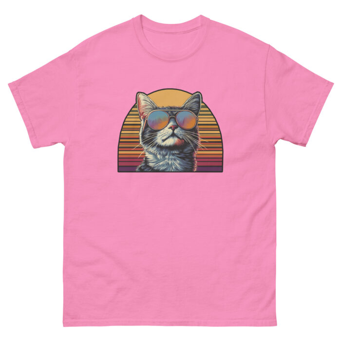 The Retro Cool Cat Unisex classic tee - Image 6