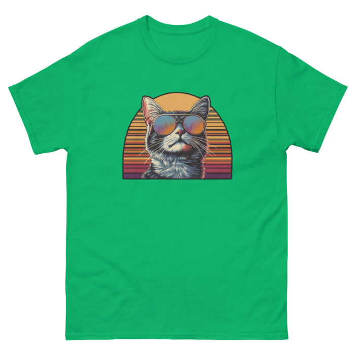 The Retro Cool Cat Unisex classic tee - Image 5