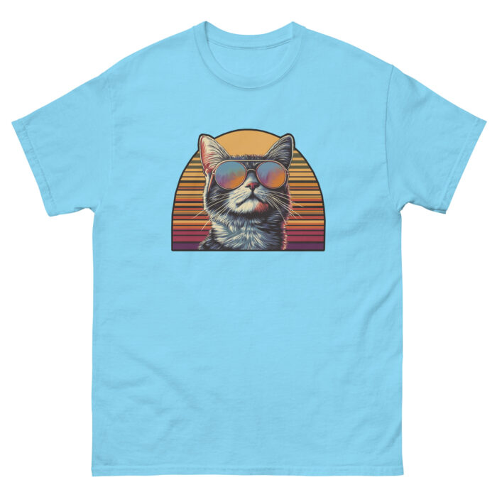 The Retro Cool Cat Unisex classic tee - Image 9