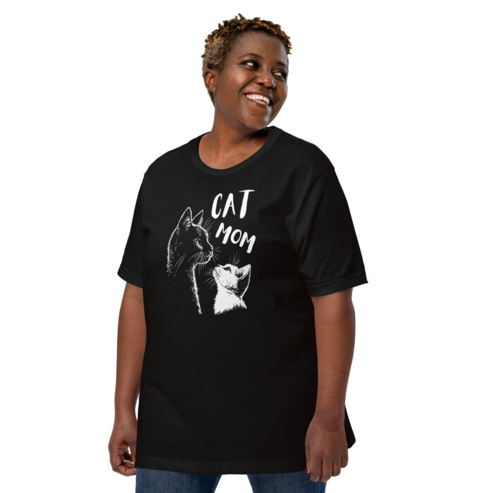 Purrfectly Proud Cat Mom Tee - Image 4