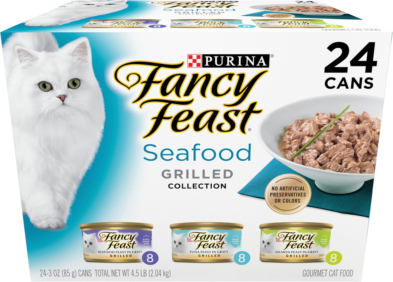 Purina Fancy Feast Grilled Seafood Variety Pack