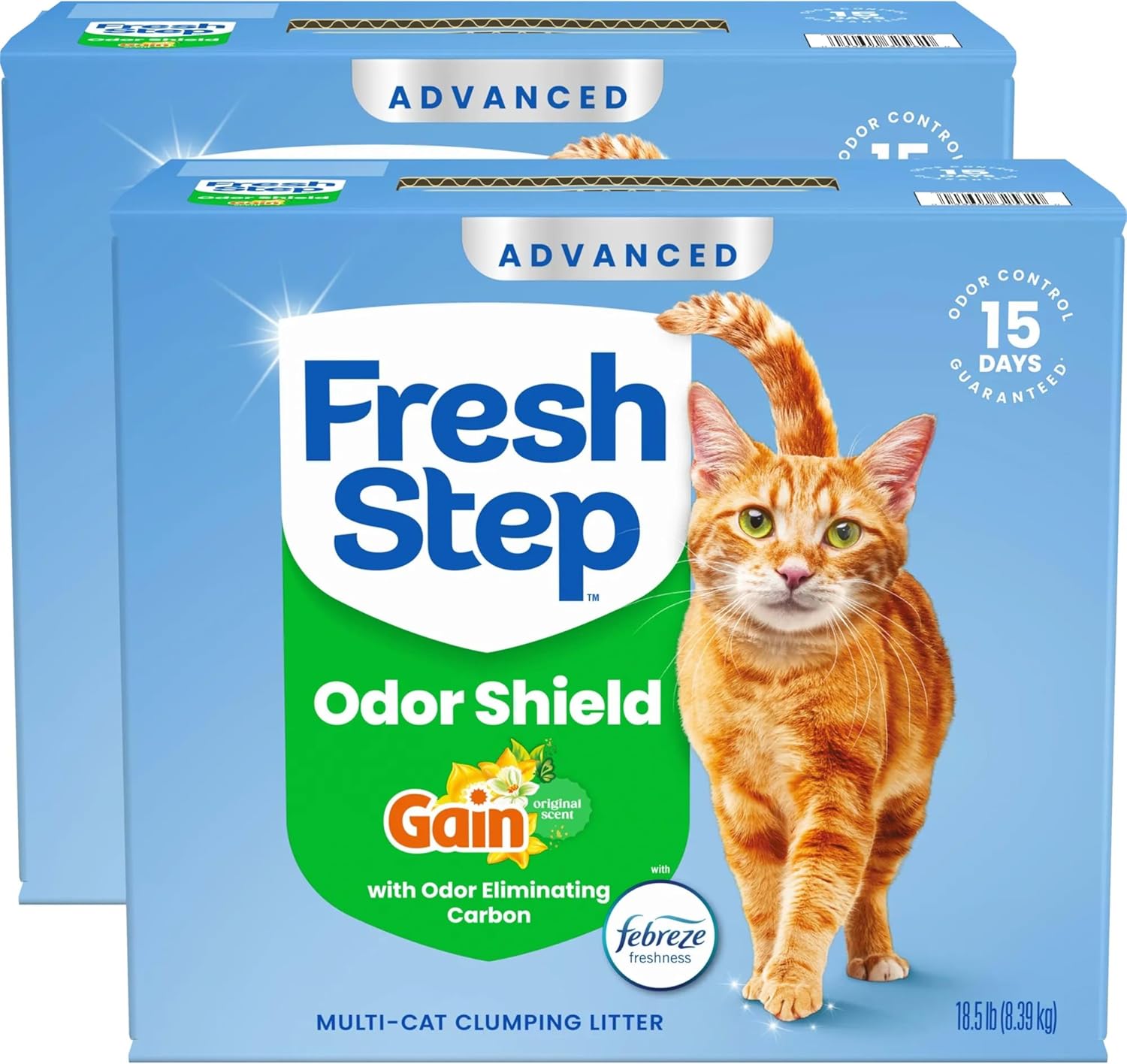 Fresh Step advanced odor shield multi cat clumping litter 37lb
