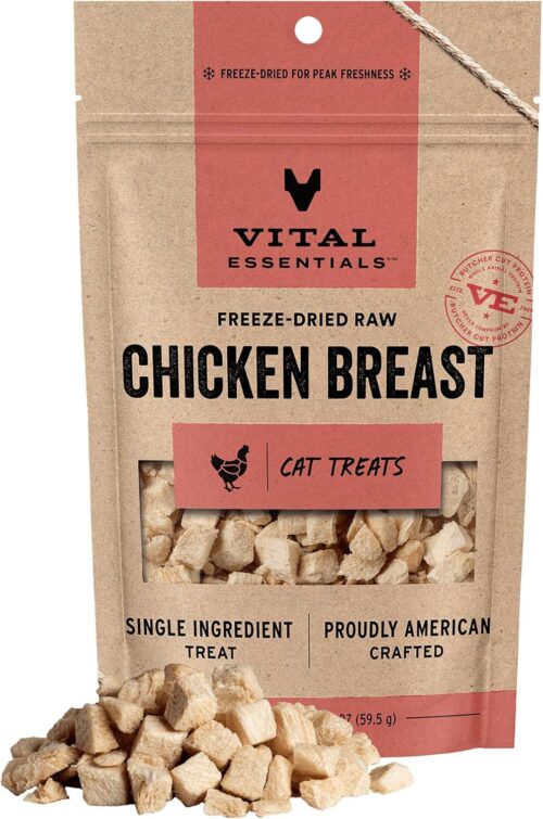 Vital Essentials Freeze-Dried Chicken Breast Cat Treats