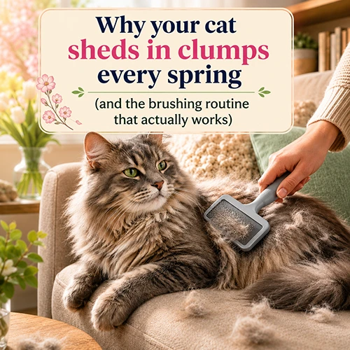 Cat Spring Shedding Tips