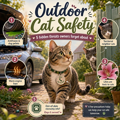 Outdoor cat safety featured image