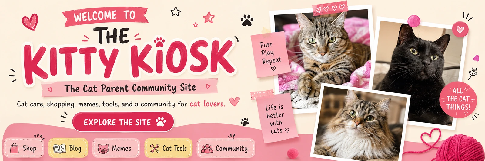 The Kitty Kiosk Website The Kitty Kiosk Website