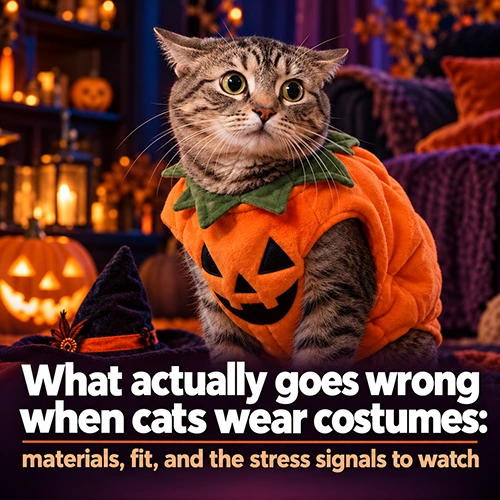 What actually goes wrong when cats wear costumes